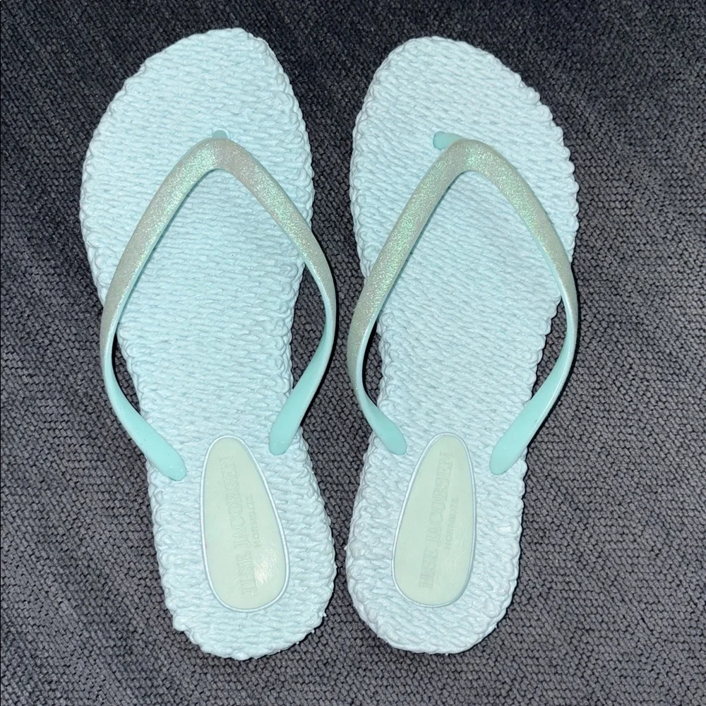 ILSE JACOBSEN Aqua Textured Sandals NEW in waterproof dust bag - Picture 2 of 8